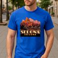 Sedona s Sedona Arizona Shirts T-Shirt Men's Casual T-Shirt Royal Blue