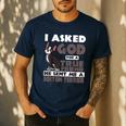 Boston Terrier American Gentleman Non-Sporting Dog Lover Men's Casual T-Shirt Navy