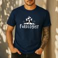 Furologist Puppy Stylist Cute Dog Groomer Men Women Men's Casual T-Shirt Navy