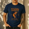 Sedona Arizona Southwestern Style Souvenir Vintage Men's Casual T-Shirt Navy