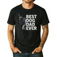 Best Dog Dad Ever Boston Terrier Dog Lover For Dad Men Women Girls Kids Men's Casual T-Shirt Black
