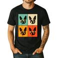 Bostie Dog Lover Boston Terrier With Sunglasses For Men Women Girls Kids Men's Casual T-Shirt Black