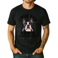 Bostie Mama Dog Dad Boston Terrier For Men Women Men's Casual T-Shirt Black