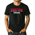 Boston Strong Logo Vintage Boston City Skyline Men's Casual T-Shirt Black