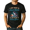 Boston Terrier American Gentleman Bibliophile Book Lover Men's Casual T-Shirt Black