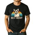 Boston Terrier Boston-Bulldog Men's Casual T-Shirt Black