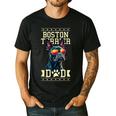 Boston Terrier Dad Boston Bull Bostie Dog Men's Casual T-Shirt Black