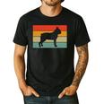 Boston Terrier Dog Lover Retro Vintage Cool For Dog Owner Men's Casual T-Shirt Black