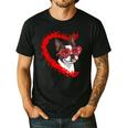 Boston Terrier Dog Mom Dad Valentine’s Day Pet Lover For Men Women Kids Men's Casual T-Shirt Black