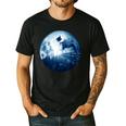 Boston Terrier Dog Moon Dog Mom Dad Women Men Dog Lovers Men's Casual T-Shirt Black
