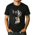 Boston Terrier Dog Graphic Pet Art Boston Terrier For Men Women Kids Men's Casual T-Shirt Black