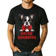 Boston Terrier Grandma Dog Lovers Puppy Bostie Owner Men's Casual T-Shirt Black