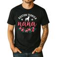 Boston Terrier Grandma Nana Dog Lover Christmas Men's Casual T-Shirt Black