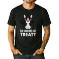 Boston Terrier Halloween Shirt Did Someone Say Treat Men's Casual T-Shirt Black