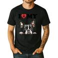 Boston Terrier I Heart My Dog Dog Lover Men's Casual T-Shirt Black
