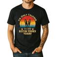 Boston Terrier Lover I'm Only Talking To My Dog Today Men's Casual T-Shirt Black