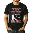 Boston Terrier Mom American Gentleman Dog Lover Mother's Day Men's Casual T-Shirt Black