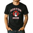 Boston Terrier Mom Dog Mother Men's Casual T-Shirt Black