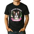 Boston Terrier Mom Mother's Day Men's Casual T-Shirt Black