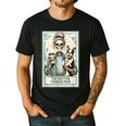 The Boston Terrier Mom Skeleton Spooky Season Halloween Men's Casual T-Shirt Black