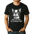 Boston Terrier Nope Not Today Not Tomorrow Either Sarcastic Men's Casual T-Shirt Black
