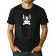 Boston Terrier In The Pocket Cute Boston Terrier Dog For Men Women Girls Kids Men's Casual T-Shirt Black