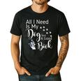 Boston Terrier Reading Books Love My Dog Men Women Kids T-Shirt Men's Casual T-Shirt Black