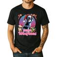 Boston Terrier Santa Claus Coffee Mug Merry Christmas Dogs Men's Casual T-Shirt Black