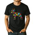 Boston Terrier Tacos Mexican Cinco De Mayo Taco Men's Casual T-Shirt Black