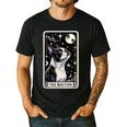 Boston Terrier Tarot Card Star With The Moon Men Women Kids Men's Casual T-Shirt Black
