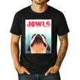 Boston Terriers Jowls Dog Mom Dog Dad Men's Casual T-Shirt Black