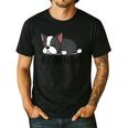 Cute Boston Terrier Boston Mama Men's Casual T-Shirt Black
