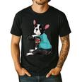 Father's Day Gift Dog Dad Boston Terrier i Love Dad Tattoo Men's Casual T-Shirt Black
