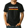 Germany Vintage Men's Casual T-Shirt Black