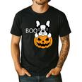 The Halloween Boston Terrier Men's Casual T-Shirt Black