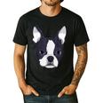 Kids Boston Terrier Dog For Women And Girls Men's Casual T-Shirt Black