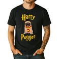 Lovely Harry Pugger Pug Men's Casual T-Shirt Black