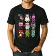 Pig Spooky Ghost Witch Boo-Jee Horror Pumpkin Pig Halloween Men's Casual T-Shirt Black