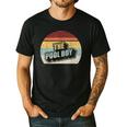Vintage Retro The Pool Boy Men's Casual T-Shirt Black