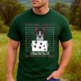 Boston Terrier American Gentleman Personal Stalker Dog Lover Men's Casual T-Shirt Forest
