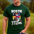 Boston Terrier Bostie Dog Breed Pet Bostie Mom Men's Casual T-Shirt Forest