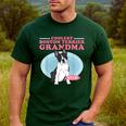 Boston Terrier Grandma Bostie Dog Owner Boston Terrier Men Women Men's Casual T-Shirt Forest