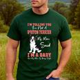 Boston Terrier Mom American Gentleman Dog Lover Mother's Day Men's Casual T-Shirt Forest