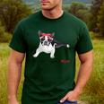 Boston Terrier Mom Bandana Boston Terrier Dog Men's Casual T-Shirt Forest