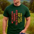 Boston Terrier Mom Dad Dog Lover Owner Women Men Men's Casual T-Shirt Forest