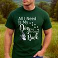 Boston Terrier Reading Books Love My Dog Men Women Kids T-Shirt Men's Casual T-Shirt Forest