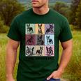 Funny Boston Terrier Quote In My Boston Terrier Era Cool Dog Men Women Men's Casual T-Shirt Forest