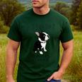 Life Is Better With A Boston Terrier Dog For Lover Men's Casual T-Shirt Forest