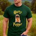 Lovely Harry Pugger Pug Men's Casual T-Shirt Forest