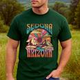 Sedona Arizona Nature Hiking Mountains Outdoors Vintage Men's Casual T-Shirt Forest